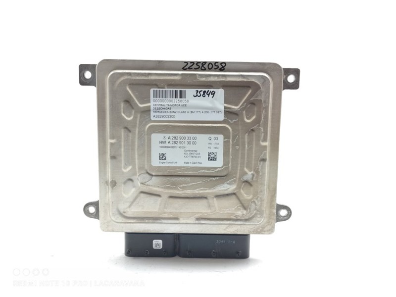 Recambio de centralita motor uce para mercedes-benz clase a (bm 177) a 200 (177.087) referencia OEM IAM A2829003300  
