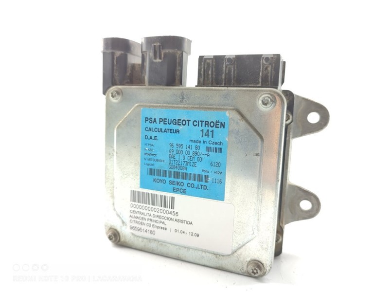 Recambio de centralita direccion para citroën c2 empresa referencia OEM IAM 9659514180  
