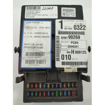 Recambio de caja reles / fusibles para renault laguna ii (bg0) authentique referencia OEM IAM 8200190269  