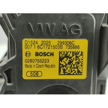 Recambio de potenciometro pedal para audi a1 sportback (8xf) adrenalin referencia OEM IAM 6C1721503B  
