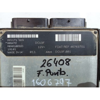 Recambio de centralita motor uce para fiat punto berlina (188) 1.9 d (i) referencia OEM IAM R04010032D  