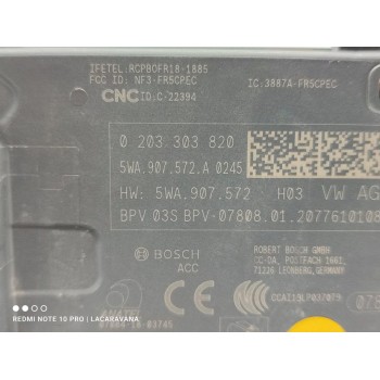 Recambio de modulo electronico para volkswagen golf viii lim. (cd1) style etsi referencia OEM IAM 5WA907572A  