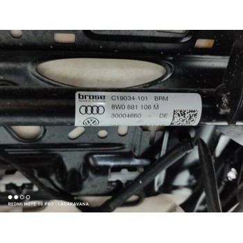 Recambio de asiento delantero derecho para audi a4 berlina (8w2) básico referencia OEM IAM 8W0881106M  