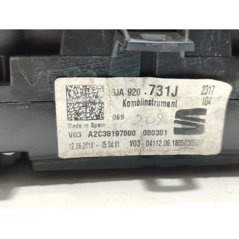 Recambio de cuadro instrumentos para seat toledo (kg3) connect referencia OEM IAM 6JA920731J  
