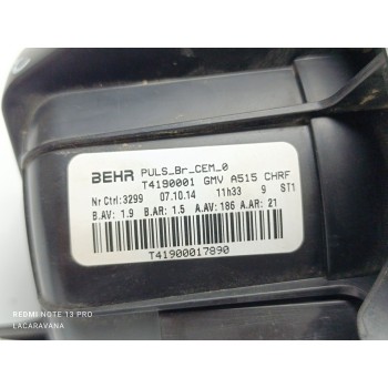 Recambio de ventilador calefaccion para citroën c3 tonic referencia OEM IAM 6441CR  