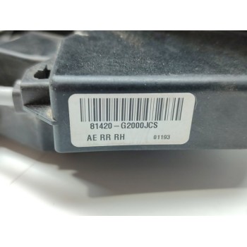 Recambio de cerradura puerta trasera derecha para hyundai ioniq klass electro referencia OEM IAM 81420G2000  