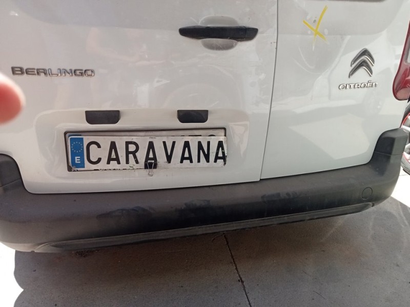 Recambio de paragolpes trasero para citroën berlingo furgón contrlol m referencia OEM IAM 1633557180  