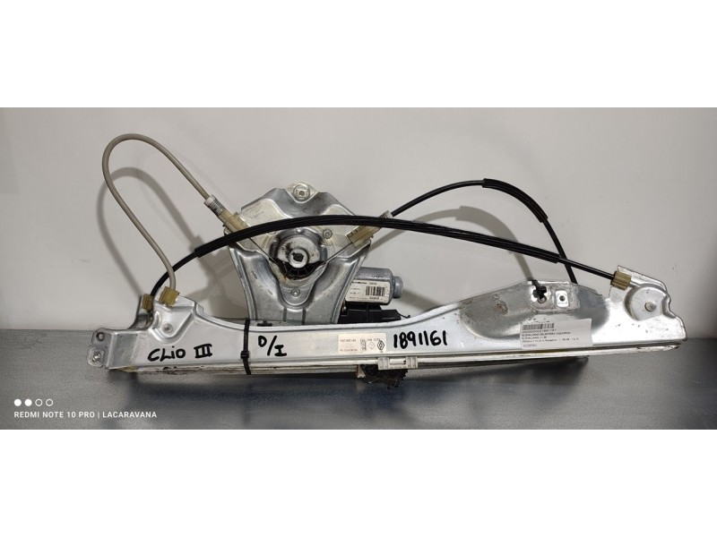 Recambio de elevalunas delantero izquierdo para renault clio iii exception referencia OEM IAM 400858G  