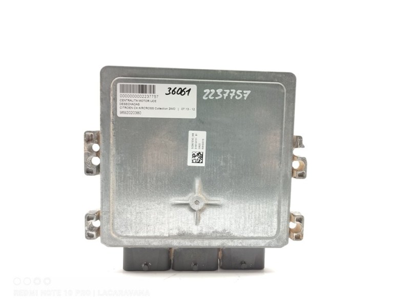 Recambio de centralita motor uce para citroën c4 aircross collection 2wd referencia OEM IAM 9692020380  