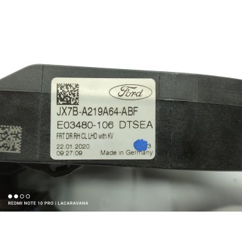Recambio de maneta exterior delantera derecha para ford focus st-line style referencia OEM IAM JX7BA219A64ABF  