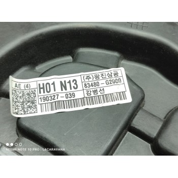 Recambio de elevalunas trasero derecho para hyundai ioniq klass electro referencia OEM IAM 83480G2000  