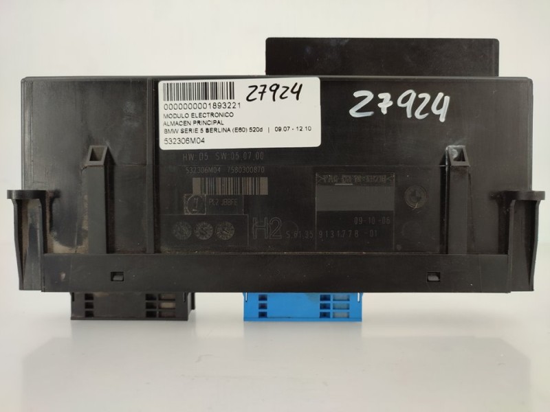 Recambio de modulo electronico para bmw serie 5 berlina (e60) 520d referencia OEM IAM 532306M04  