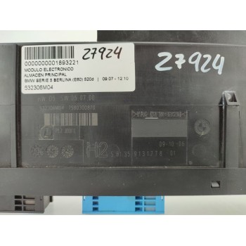Recambio de modulo electronico para bmw serie 5 berlina (e60) 520d referencia OEM IAM 532306M04  