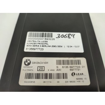 Recambio de centralita luces para bmw serie 3 berlina (e90) 320d referencia OEM IAM 61356977723  
