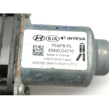 Recambio de motor elevalunas trasero izquierdo para hyundai i30 fastback tecno referencia OEM IAM 83450G4710  