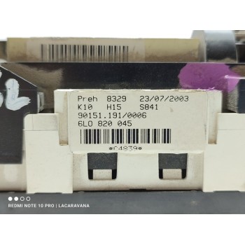 Recambio de mando calefaccion / aire acondicionado para seat ibiza (6l1) cool referencia OEM IAM 6L0820045  