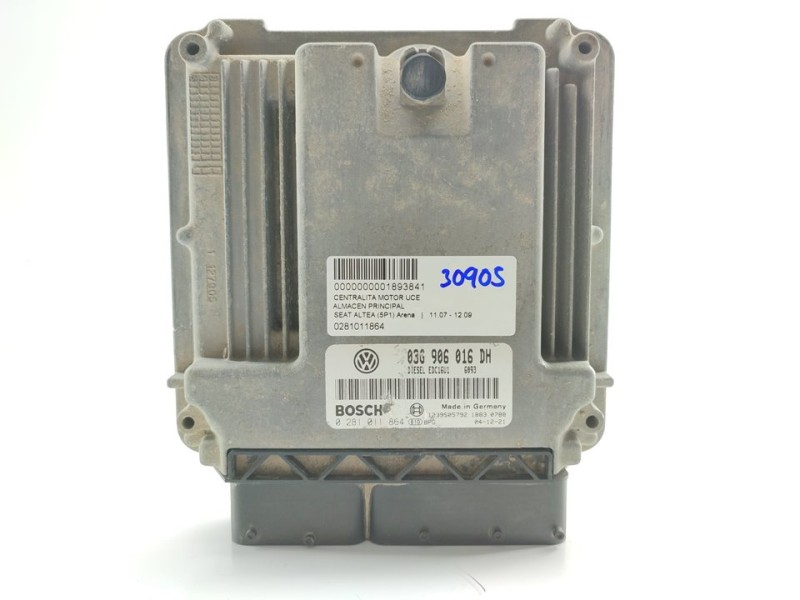 Recambio de centralita motor uce para seat altea (5p1) arena referencia OEM IAM 0281011864  