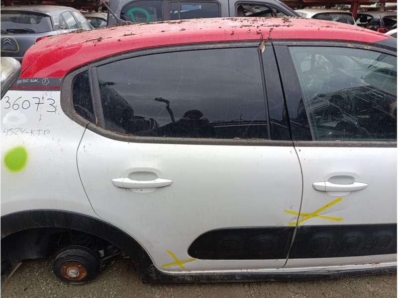 Recambio de puerta trasera derecha para citroën c3 shine referencia OEM IAM 9812716680  
