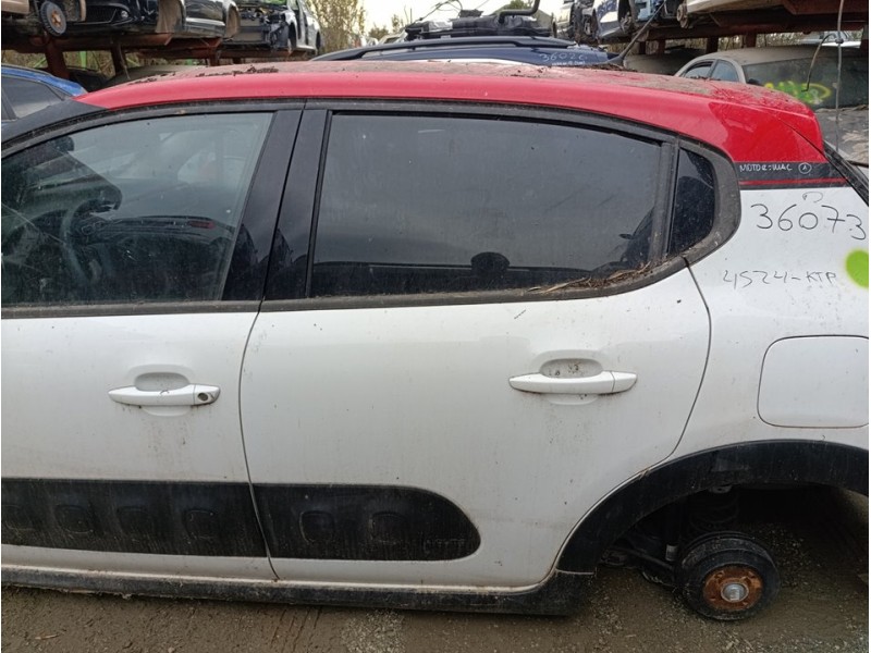 Recambio de puerta trasera izquierda para citroën c3 shine referencia OEM IAM 9812716780  