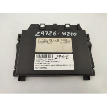 Recambio de centralita cambio automatico para mercedes-benz clase e (w210) berlina diesel 300 turbodiesel (210.025) referencia O