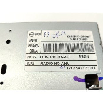 Recambio de sistema audio / radio cd para ford ka+ essential referencia OEM IAM G1B518C815AE  