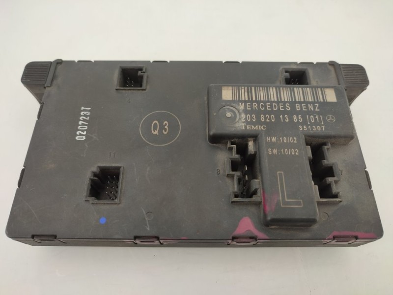 Recambio de centralita cierre para mercedes-benz clase c (w203) berlina 2.2 cdi cat referencia OEM IAM 2038201385  