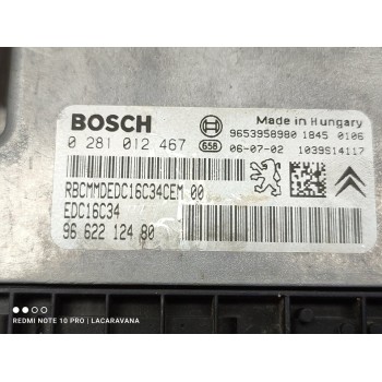 Recambio de centralita motor uce para peugeot 207 x-line referencia OEM IAM 0281012467  