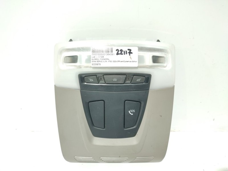 Recambio de luz interior para bmw serie 3 lim. (f30) 320d efficientdynamics edition referencia OEM IAM 9263878  