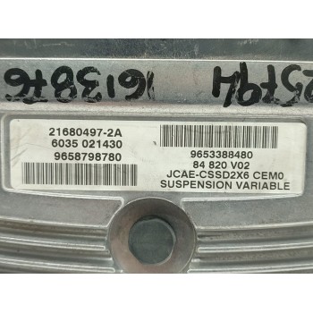 Recambio de centralita suspension para peugeot 407 coupe pack referencia OEM IAM 9653388480  
