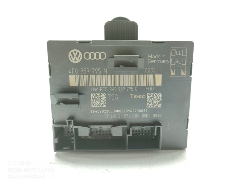 Recambio de modulo electronico para audi a4 ber. (b8) básico referencia OEM IAM 4F0959795N  