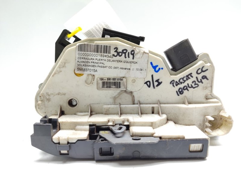 Recambio de cerradura puerta delantera izquierda para volkswagen passat cc (357) advance referencia OEM IAM 5N1837015A  