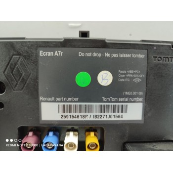 Recambio de pantalla multifuncion para renault koleos privilege referencia OEM IAM 259154618R  