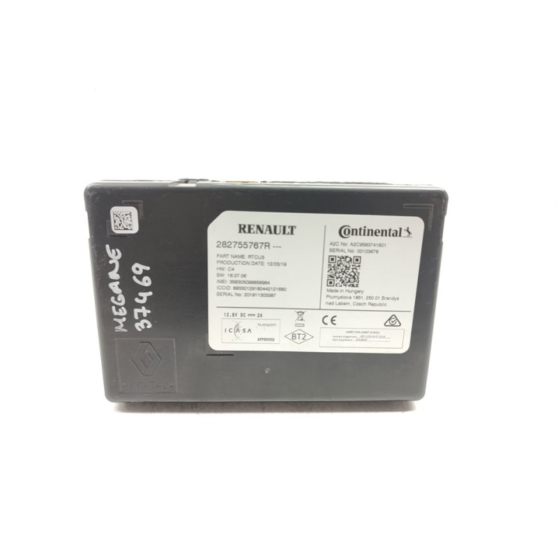 Recambio de modulo electronico para renault megane iv grandtour zen referencia OEM IAM 282755767R  