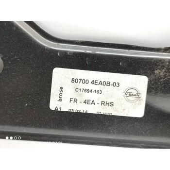 Recambio de elevalunas delantero derecho para nissan qashqai (j11) acenta referencia OEM IAM 807004EA0B  