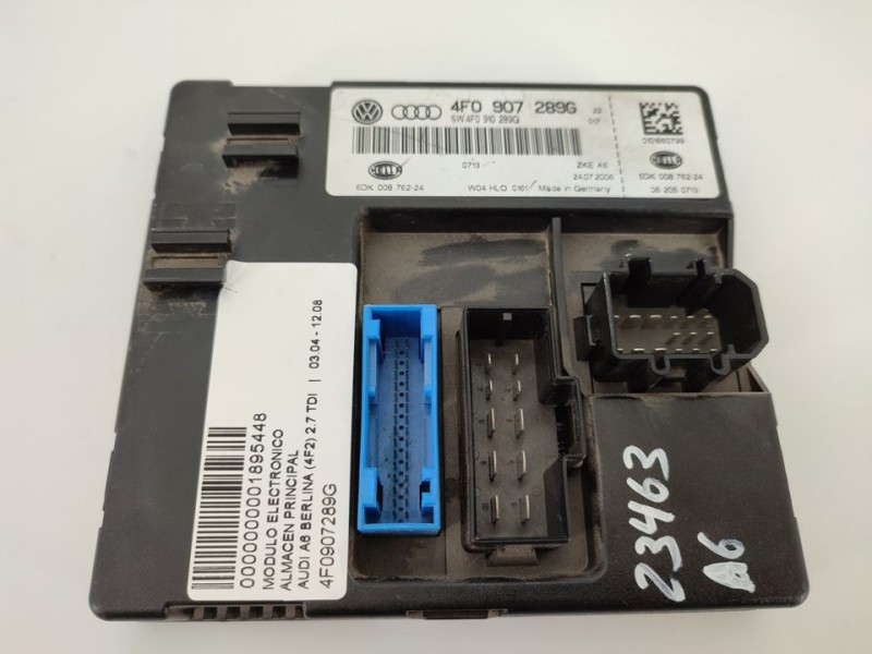Recambio de modulo electronico para audi a6 berlina (4f2) 2.7 tdi referencia OEM IAM 4F0907289G  