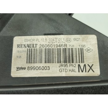 Recambio de faro izquierdo para renault scenic iii emotion referencia OEM IAM 260601946R  