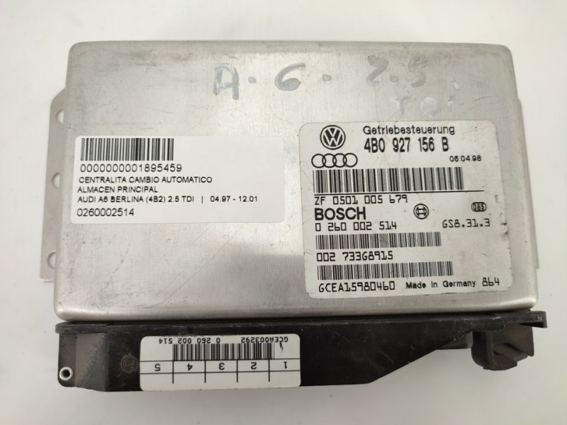 Recambio de centralita cambio automatico para audi a6 berlina (4b2) 2.5 tdi referencia OEM IAM 0260002514  