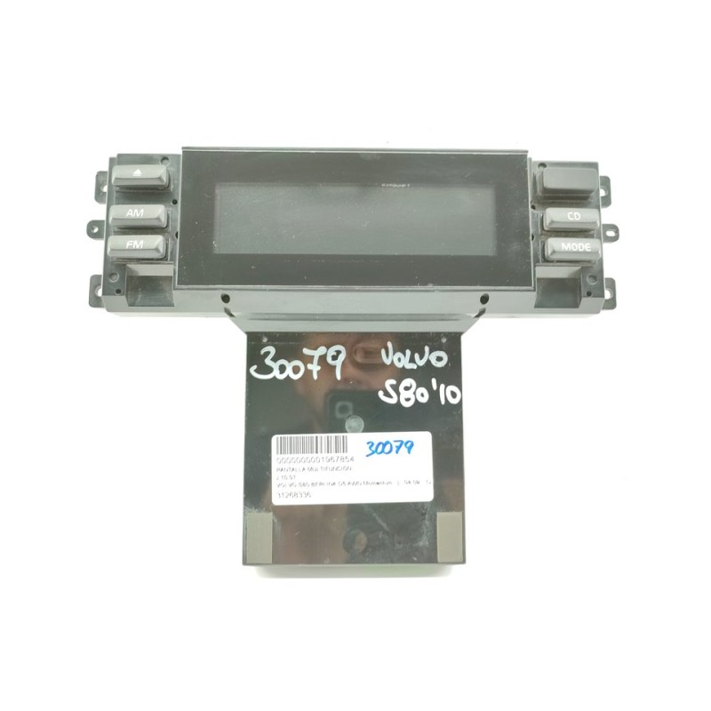 Recambio de pantalla multifuncion para volvo s80 berlina d5 awd momentum referencia OEM IAM 31268336  