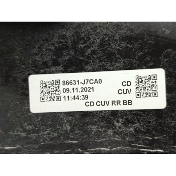 Recambio de refuerzo paragolpes trasero para kia xceed drive referencia OEM IAM 86631J7CA0  