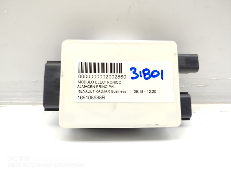 Recambio de modulo electronico para renault kadjar business referencia OEM IAM 169108688R  