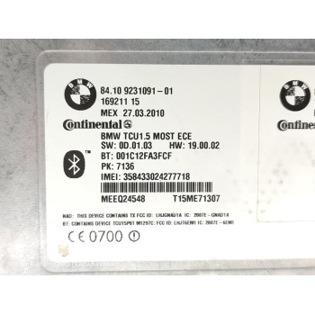 Recambio de modulo electronico para bmw x6 (e71) xdrive40d referencia OEM IAM 84109231091  