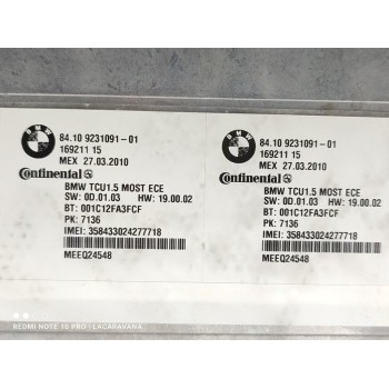 Recambio de modulo electronico para bmw x6 (e71) xdrive40d referencia OEM IAM 84109231091  