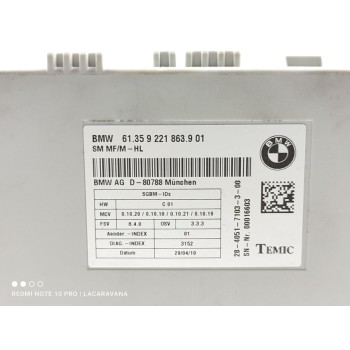 Recambio de modulo electronico para bmw x6 (e71) xdrive40d referencia OEM IAM 61359221863  
