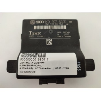 Recambio de centralita gateway para audi a3 (8p) 1.9 tdi attraction referencia OEM IAM 1K0907530F  