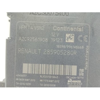 Recambio de conmutador de arranque para renault clio iv dynamique referencia OEM IAM 285905280R  