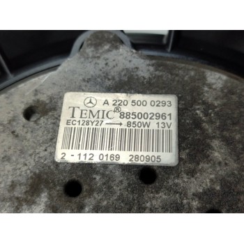 Recambio de electroventilador para mercedes-benz clase s (w220) berlina 400 cdi (220.028) referencia OEM IAM A1645000093  