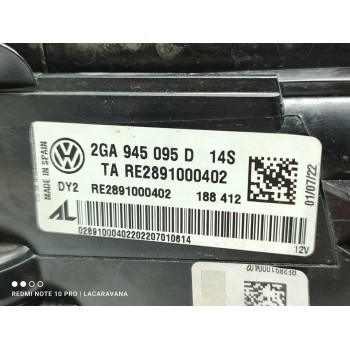 Recambio de piloto trasero izquierdo para volkswagen t-roc advance referencia OEM IAM 2GA945095D  