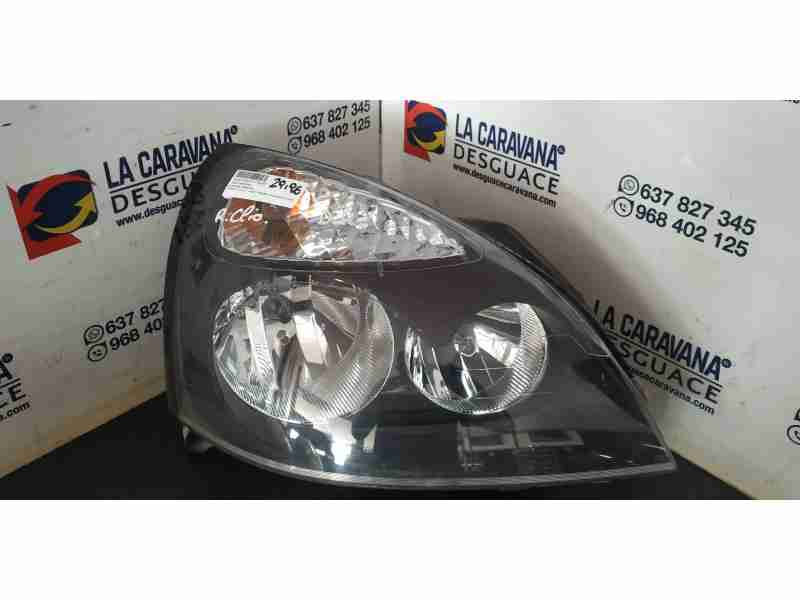 Recambio de faro derecho para renault clio ii fase ii (b/cb0) authentique confort referencia OEM IAM   