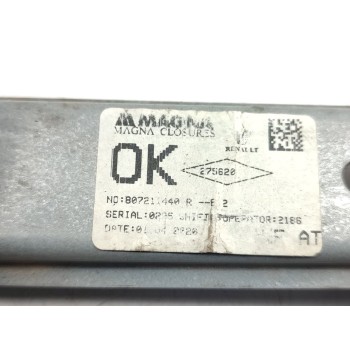 Recambio de elevalunas delantero izquierdo para dacia sandero stepway essential referencia OEM IAM 807211440R  