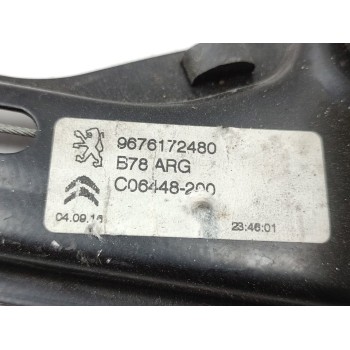 Recambio de elevalunas trasero izquierdo para citroën c4 picasso shine referencia OEM IAM 9676172480  